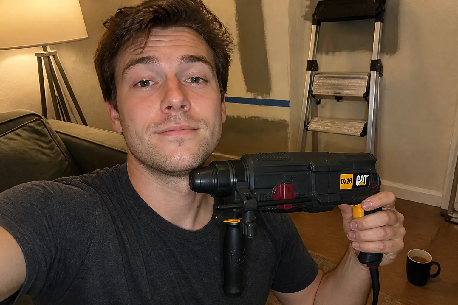 DX26 drilling through a concrete wall