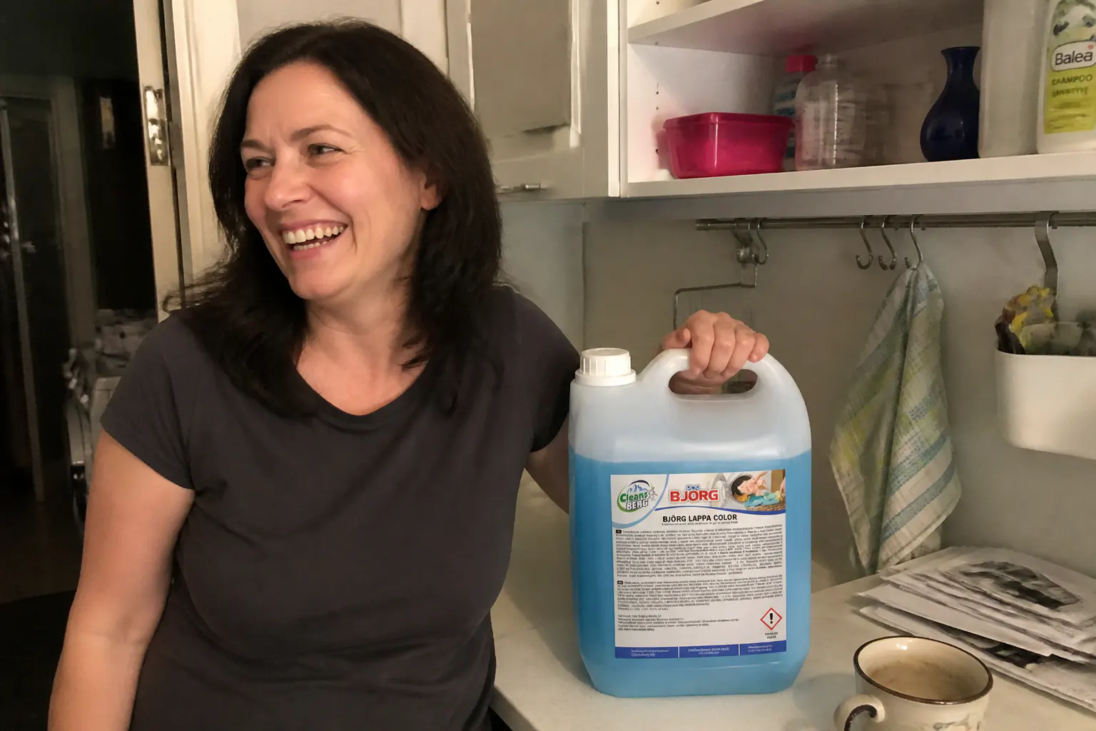 Andrea V. laundry photo