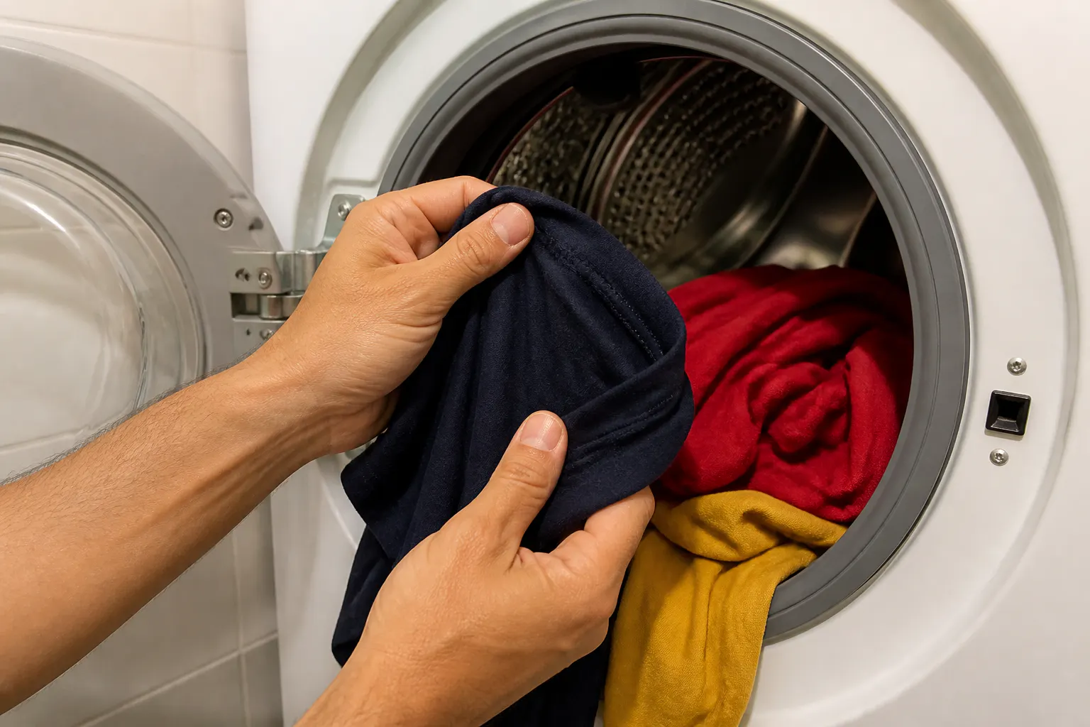 Soft clean folded laundry