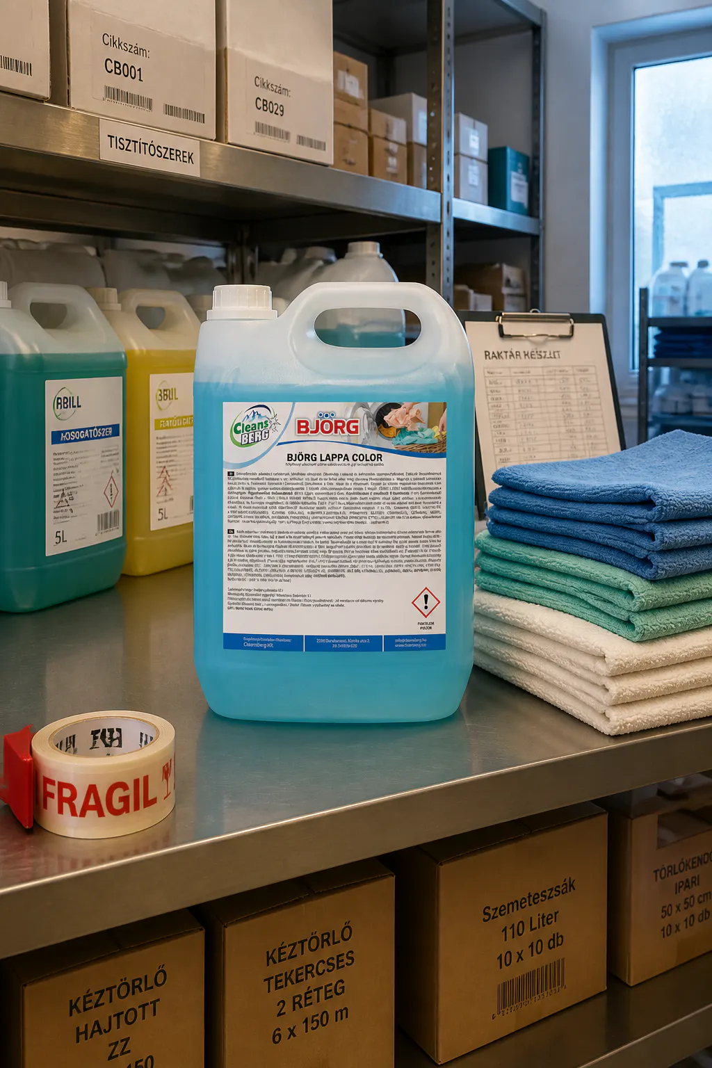 Professional cleaning-supplies environment