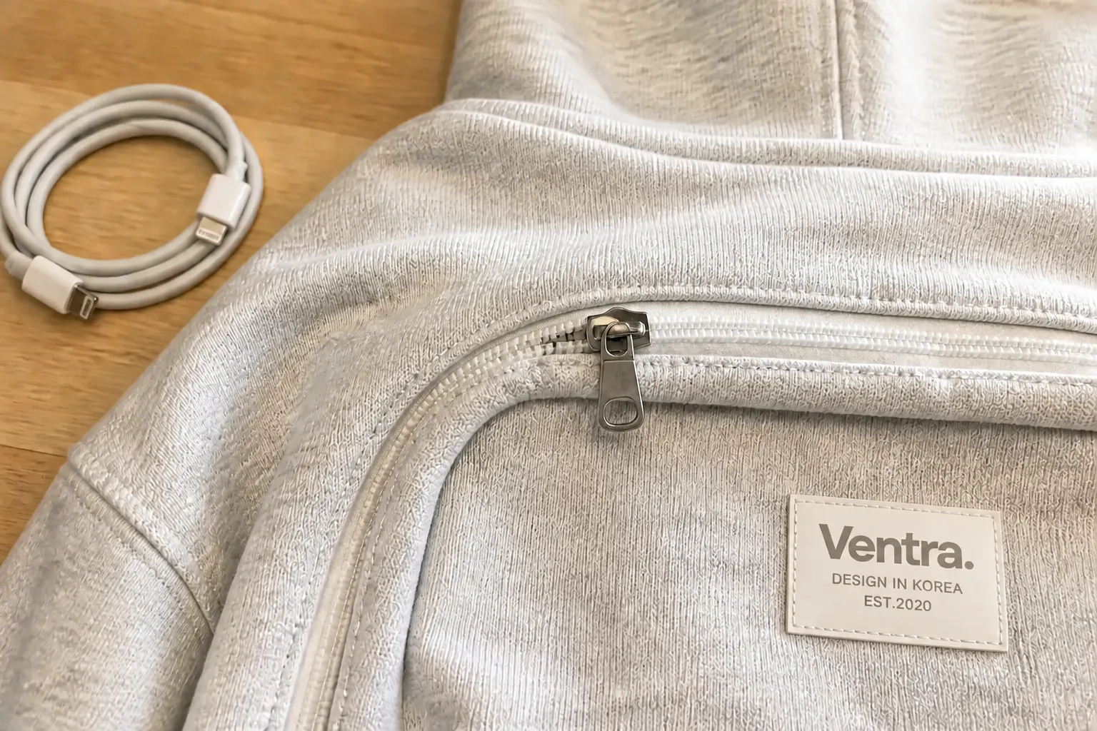 Reinforced stitching close-up