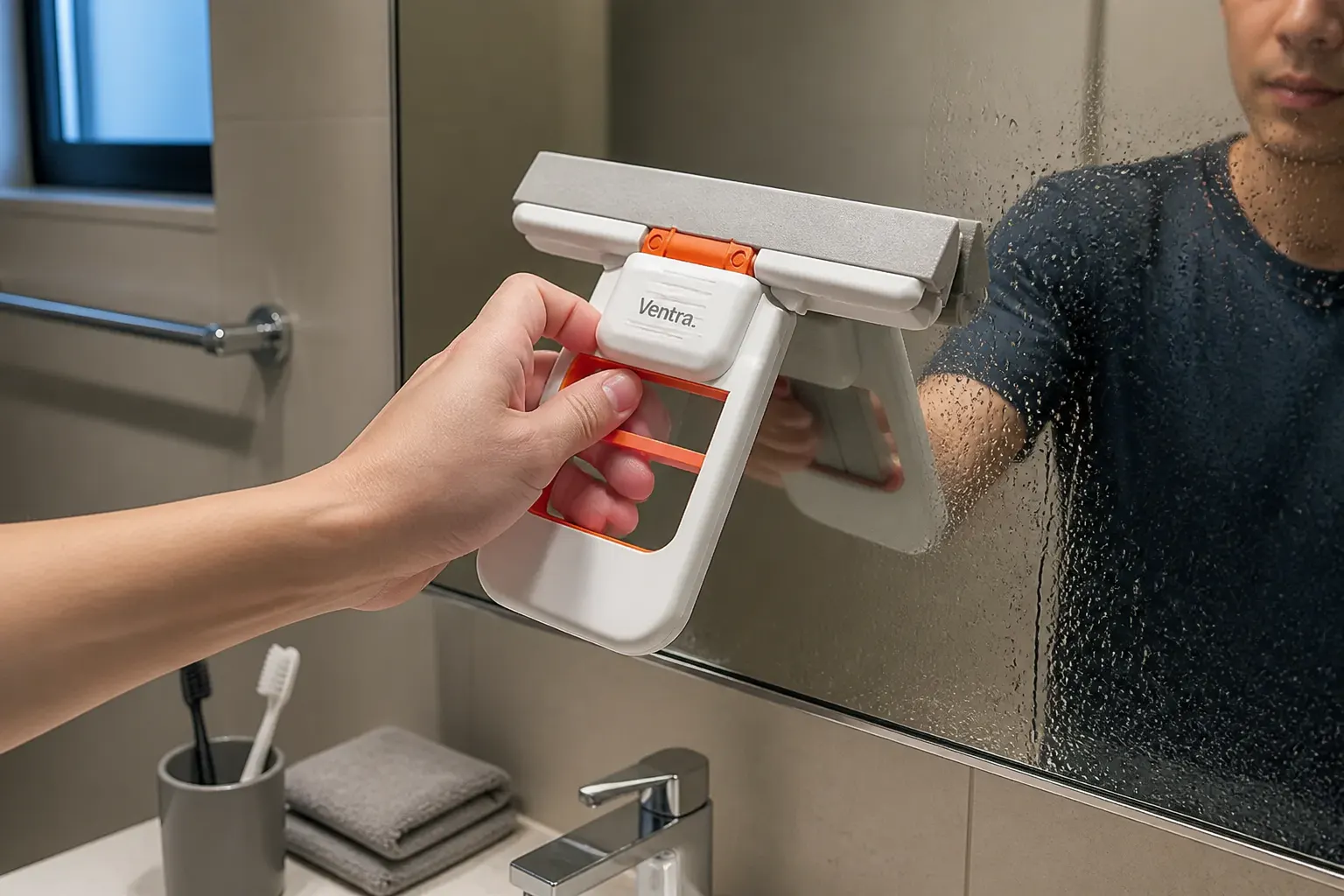 Wipe the surface dry