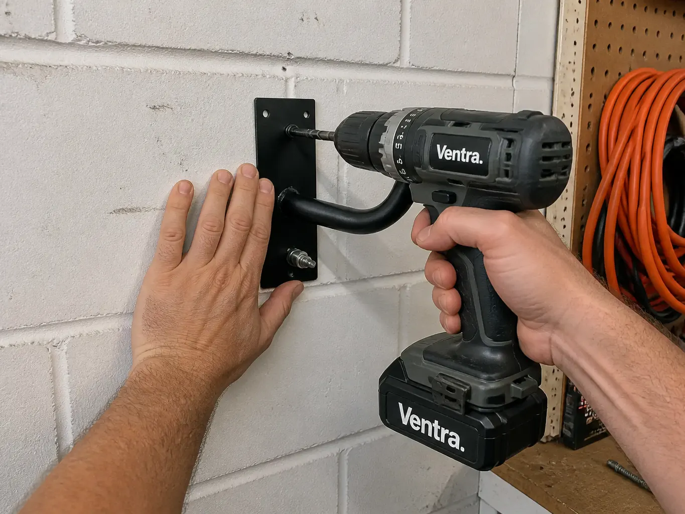 Mounting the metal wall plate to a wall stud