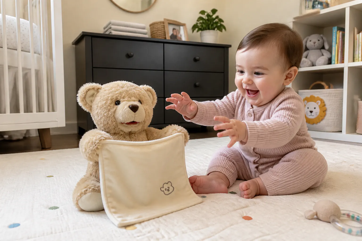 Peek-a-boo - and the laugh
