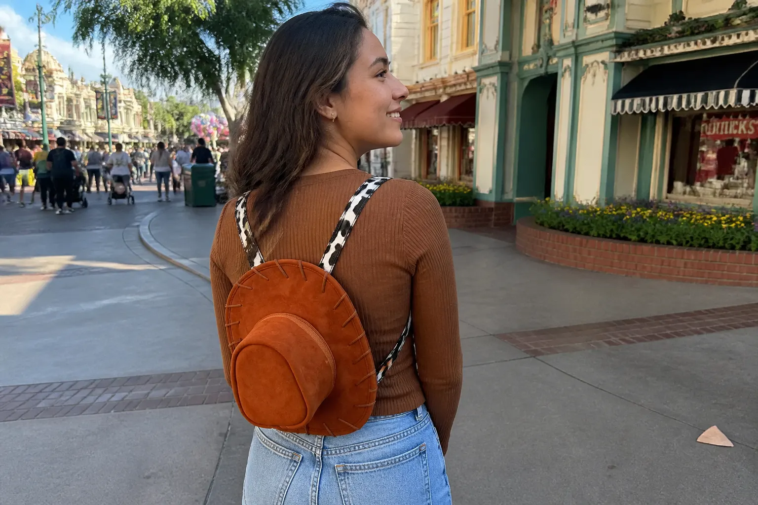 Disneybound Toy Story styled outfit with the hat bag