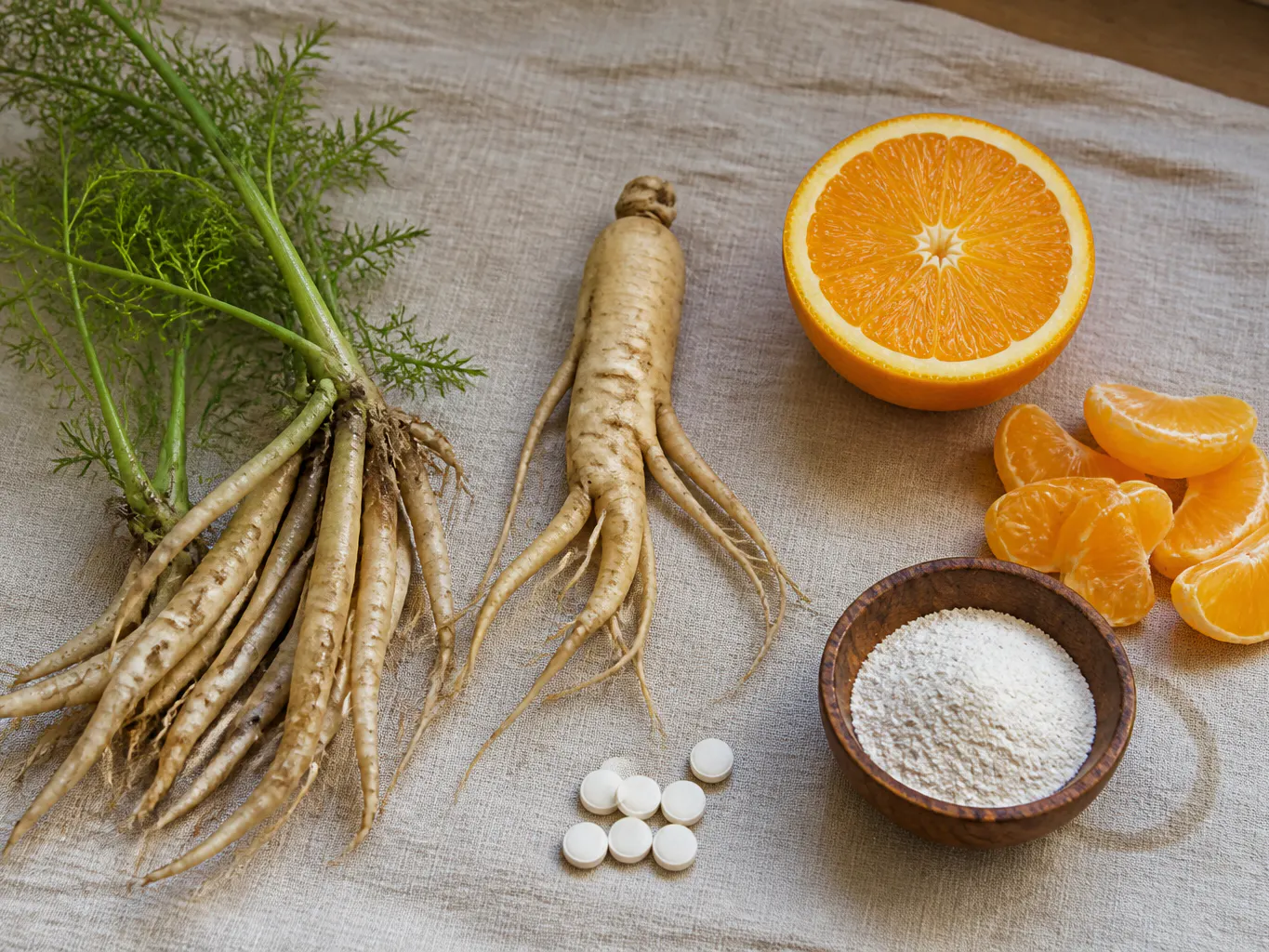 Shatavari root and botanical ingredients