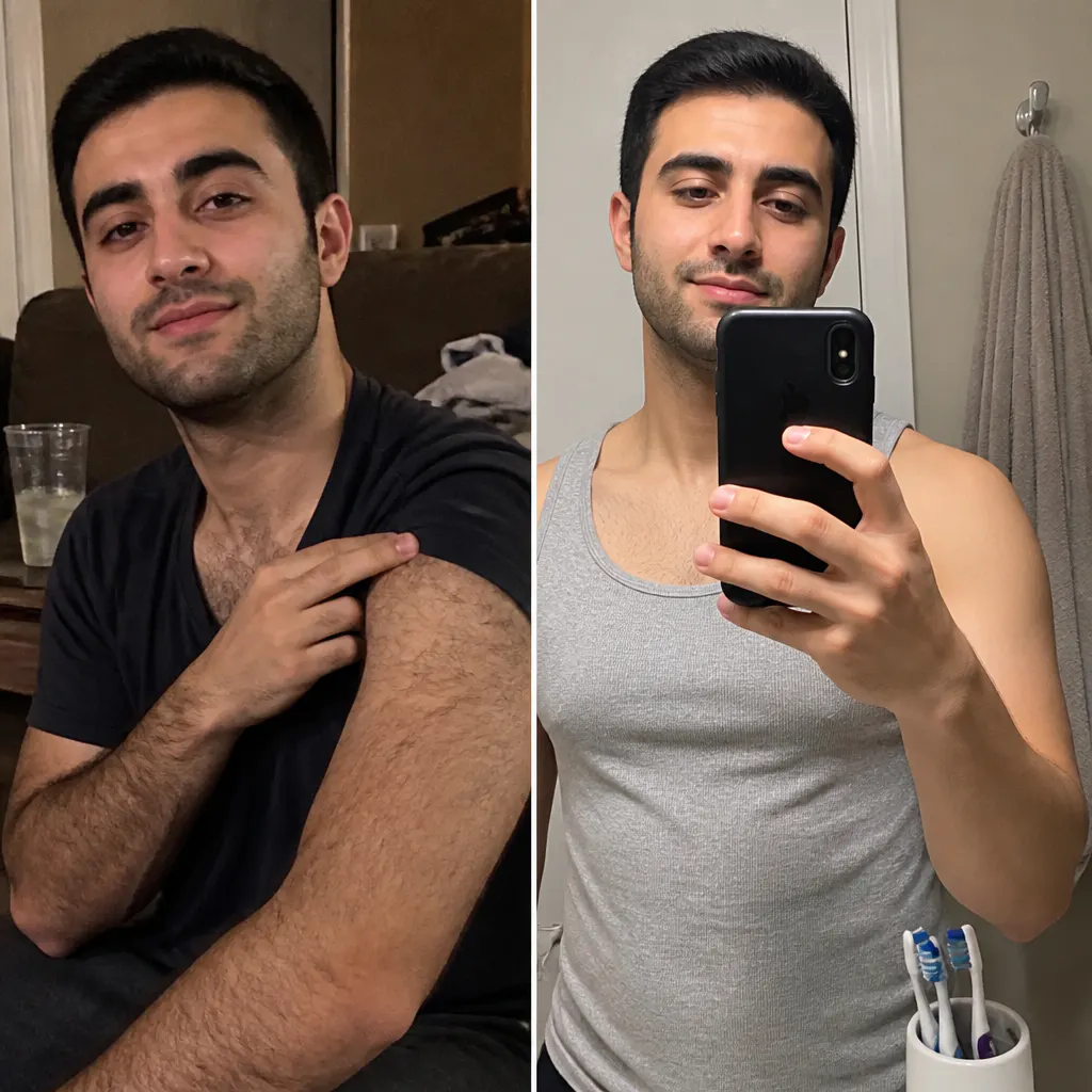 Before and after - Marcus T.
