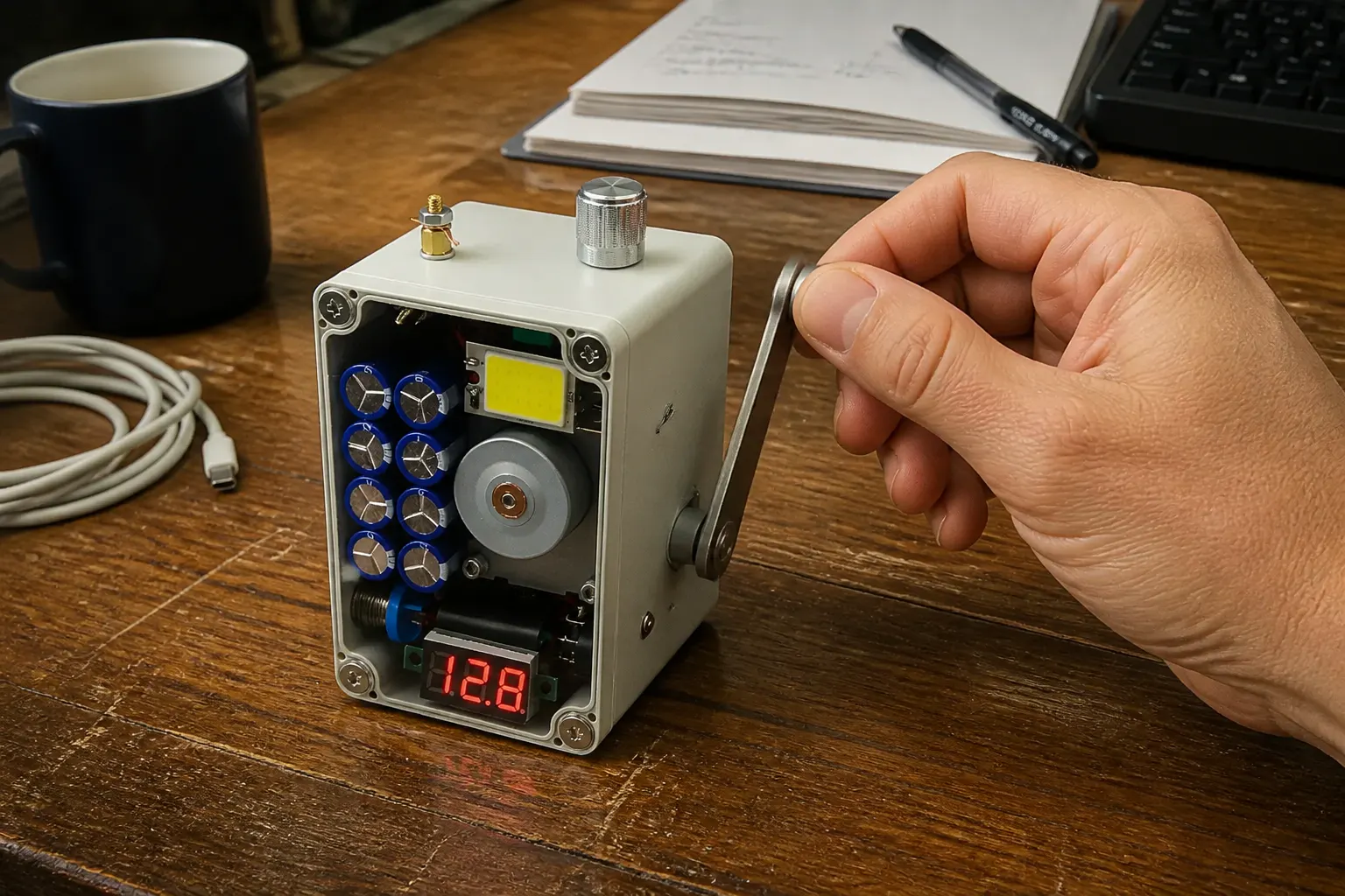 Ventra digital voltage display reading live output while cranking