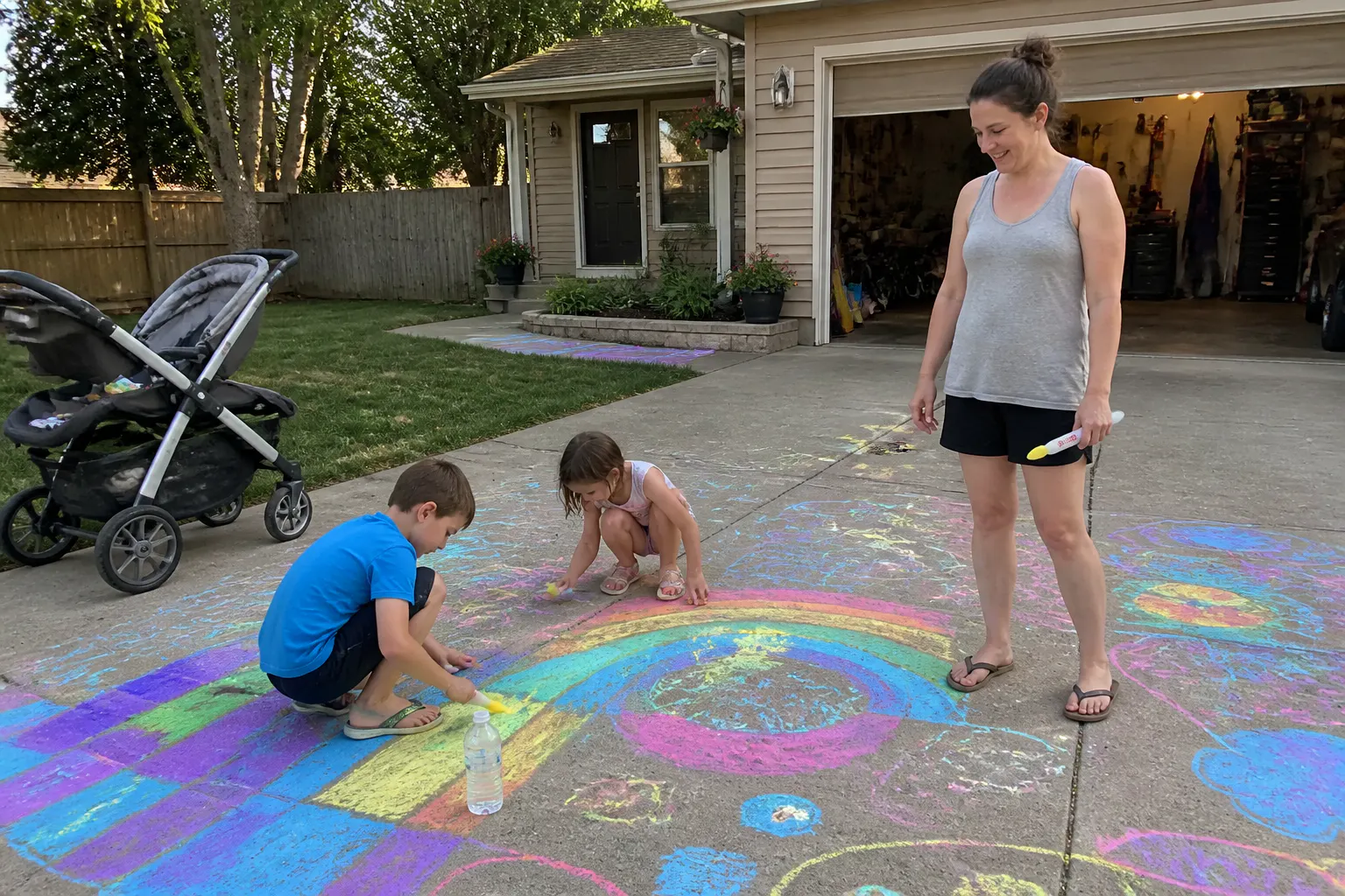 Priya S. - child using Ventra ChalkBrush