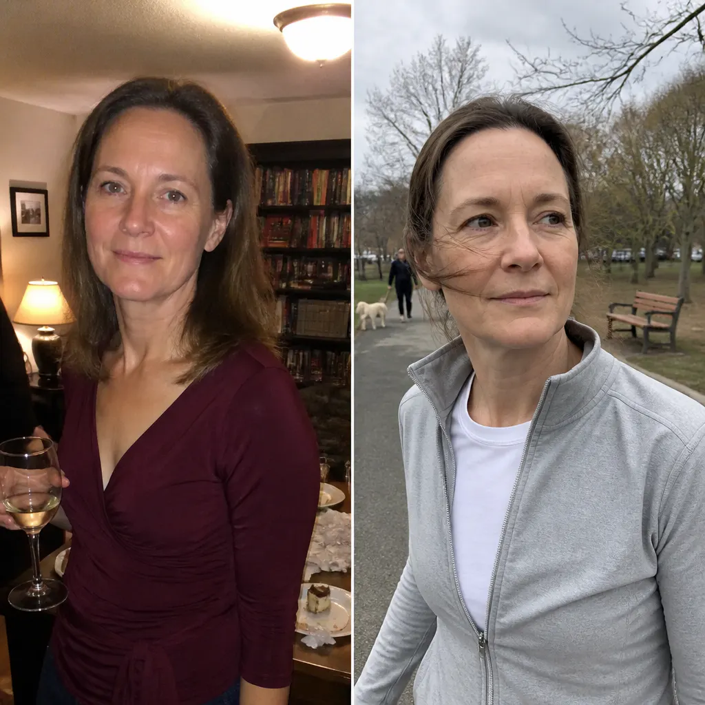 Before and after freckle application - Sofia L.