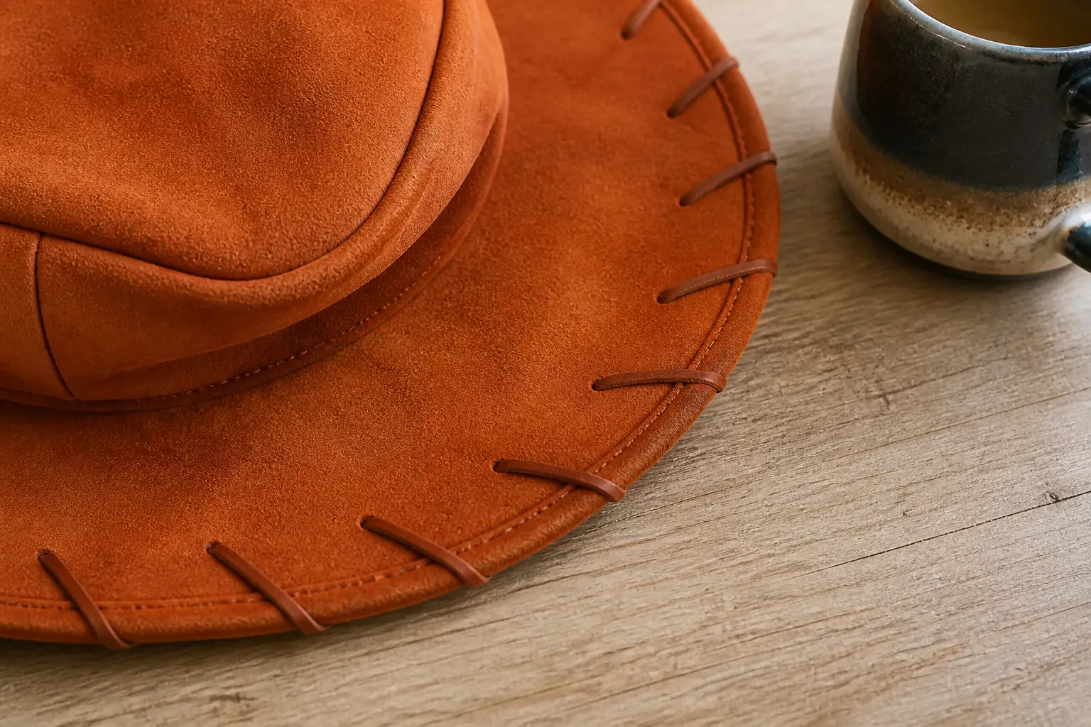 The Whipstitched Brim Edge