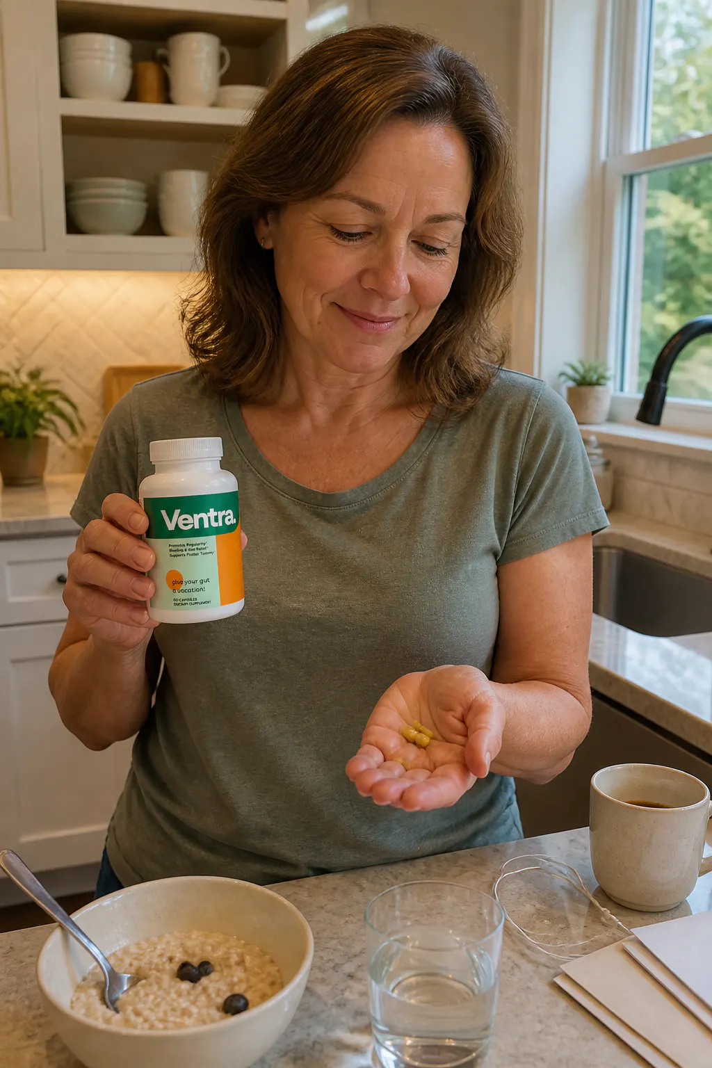 CalmBelly daily bloat relief capsules by Ventra