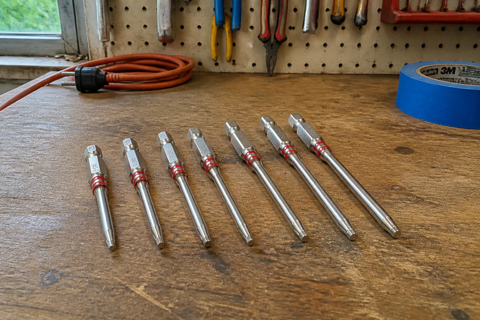 Ventra hex driver bit set as a giftable object on a workshop bench