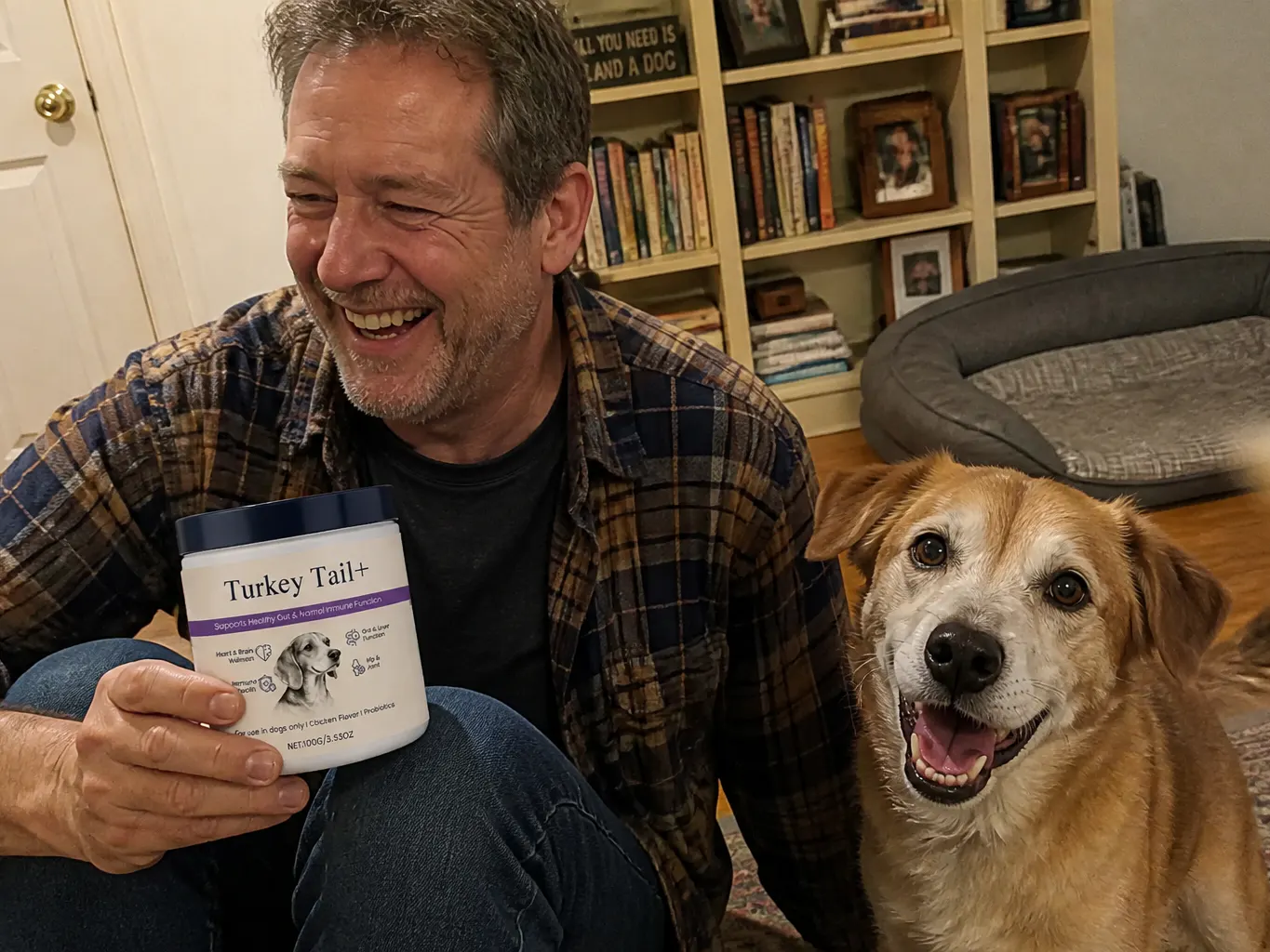 Frank C.'s dog with Ventra