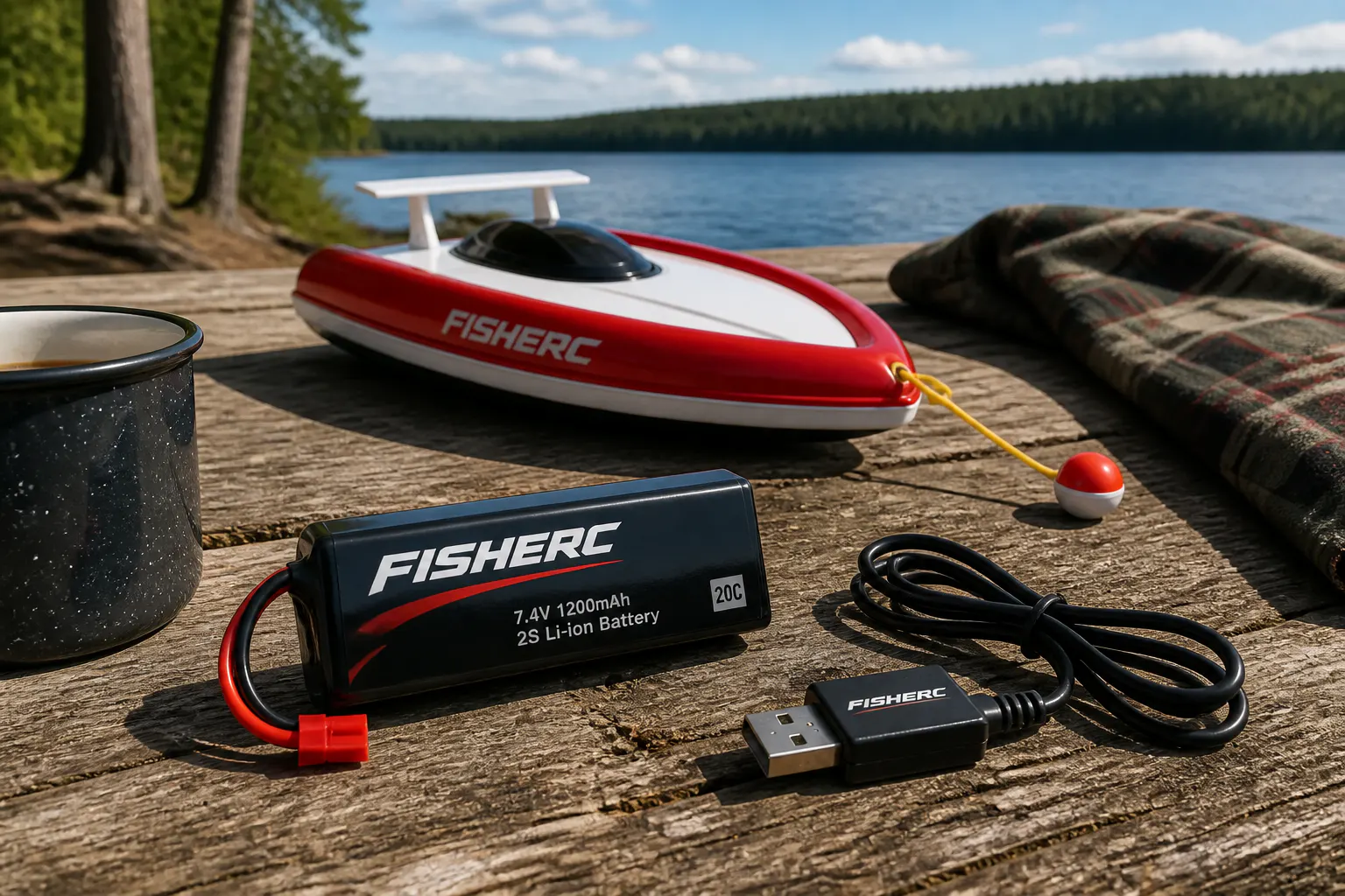 Rechargeable USB battery and charger