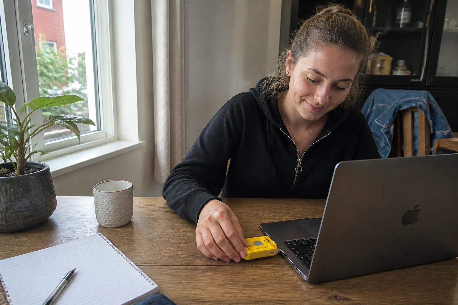 Customer using the Ventra drive