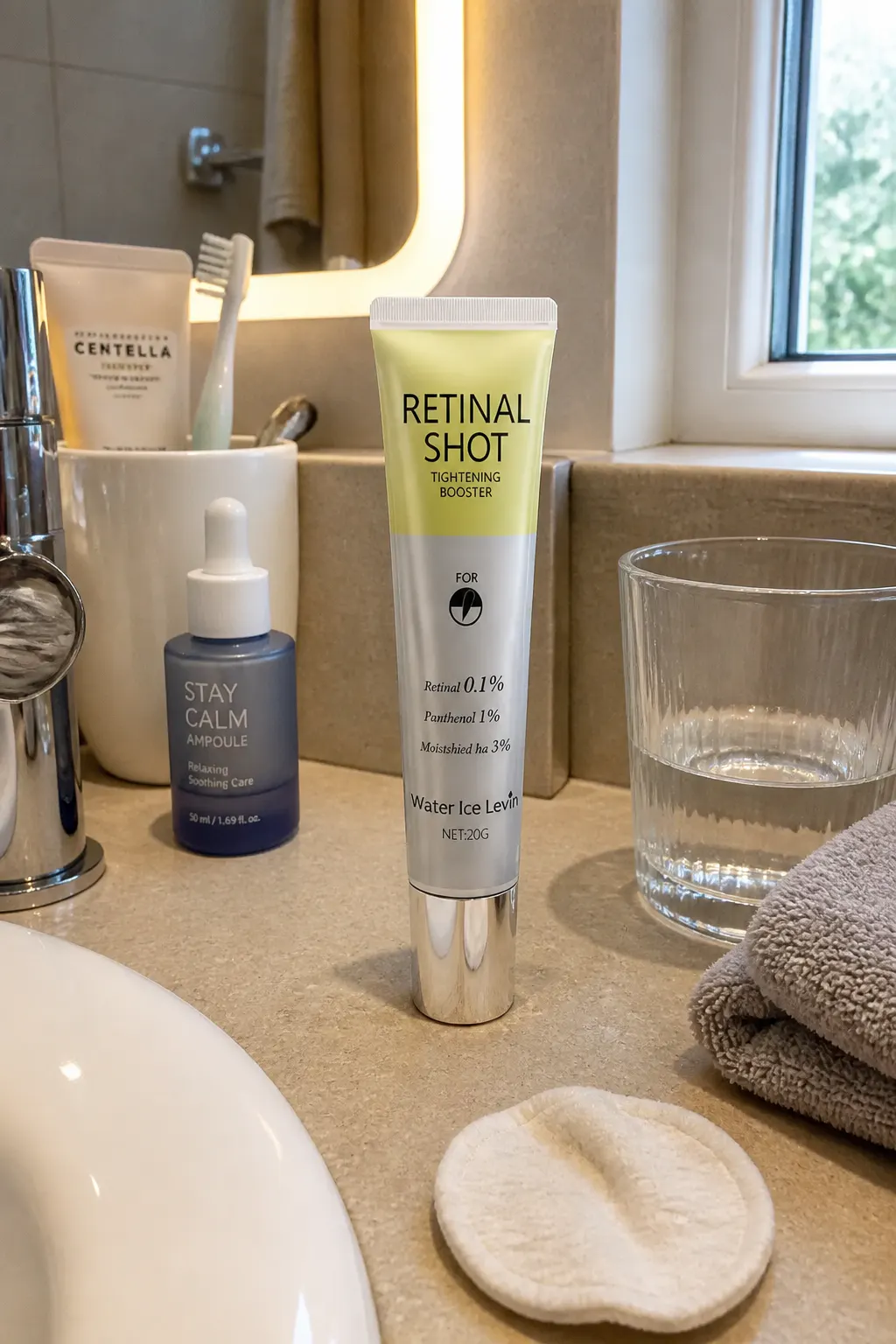 Sealed Ventra retinal eye serum tube with batch coding