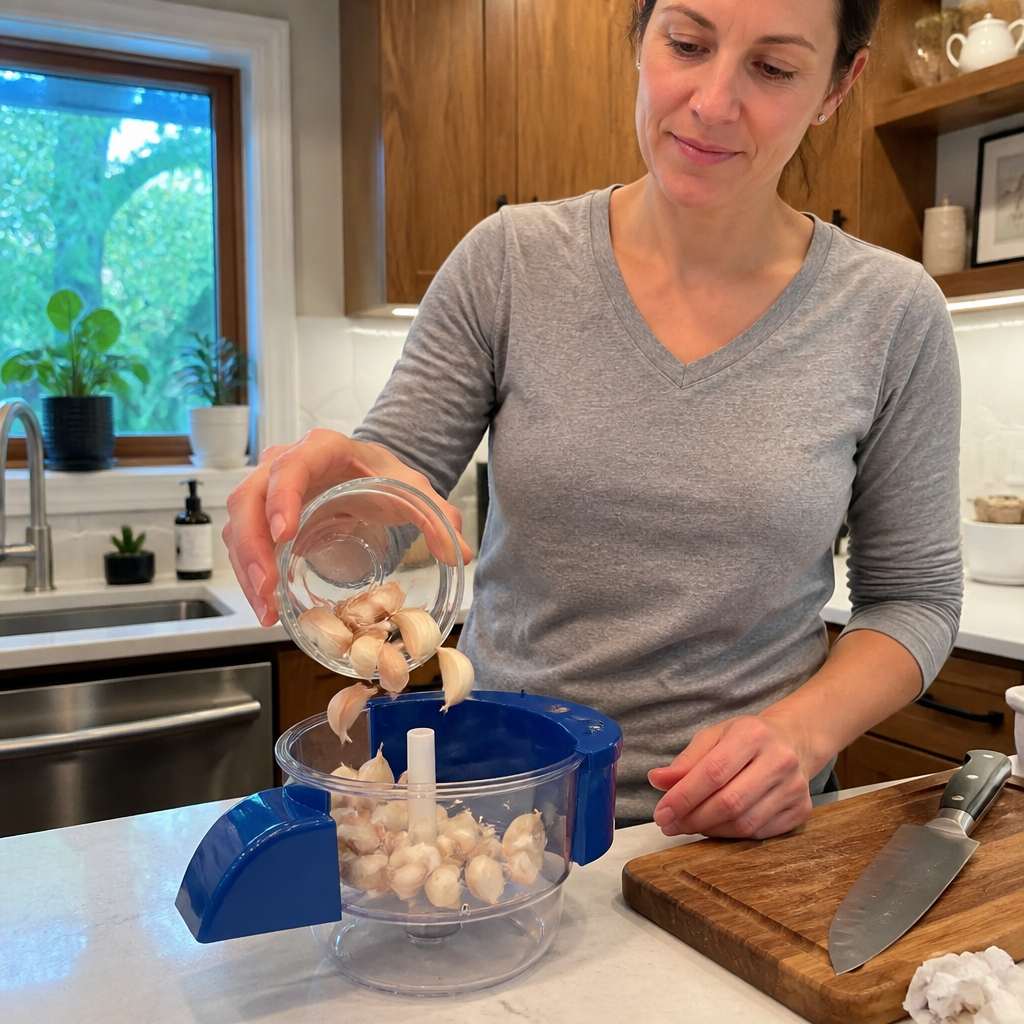 A whole batch of garlic, and your hands still smell like nothing