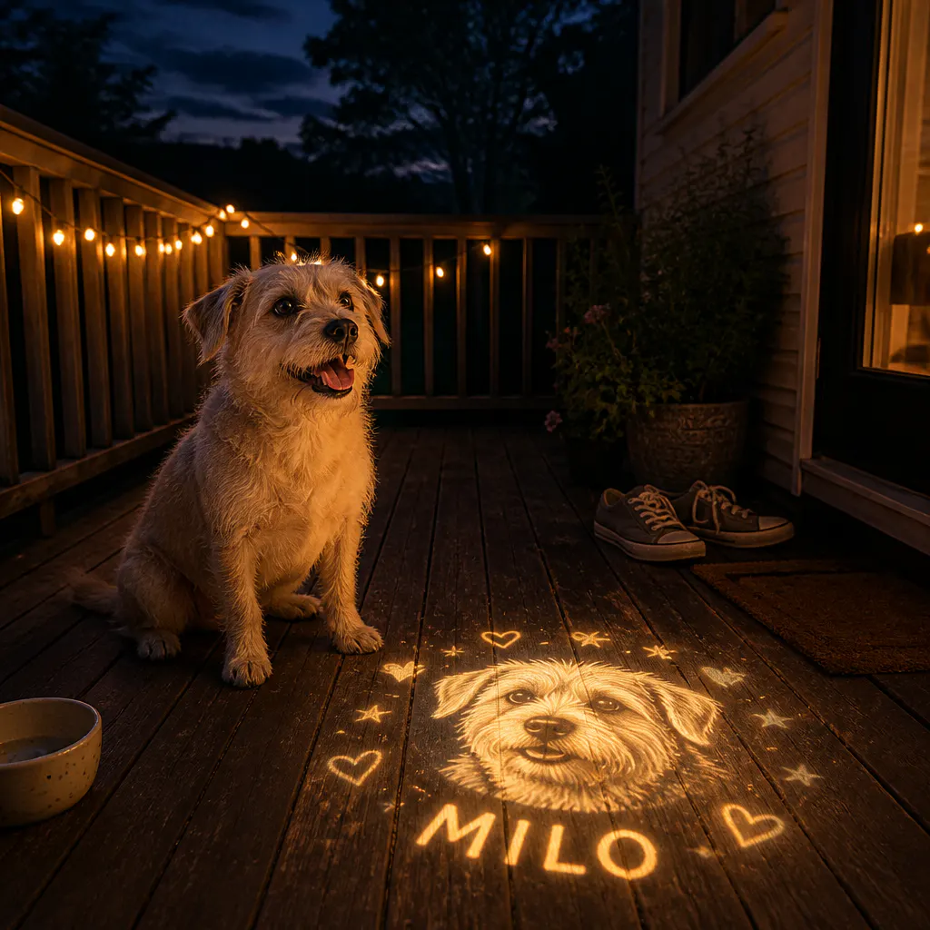 A dog curled up in its owner's everyday life at home