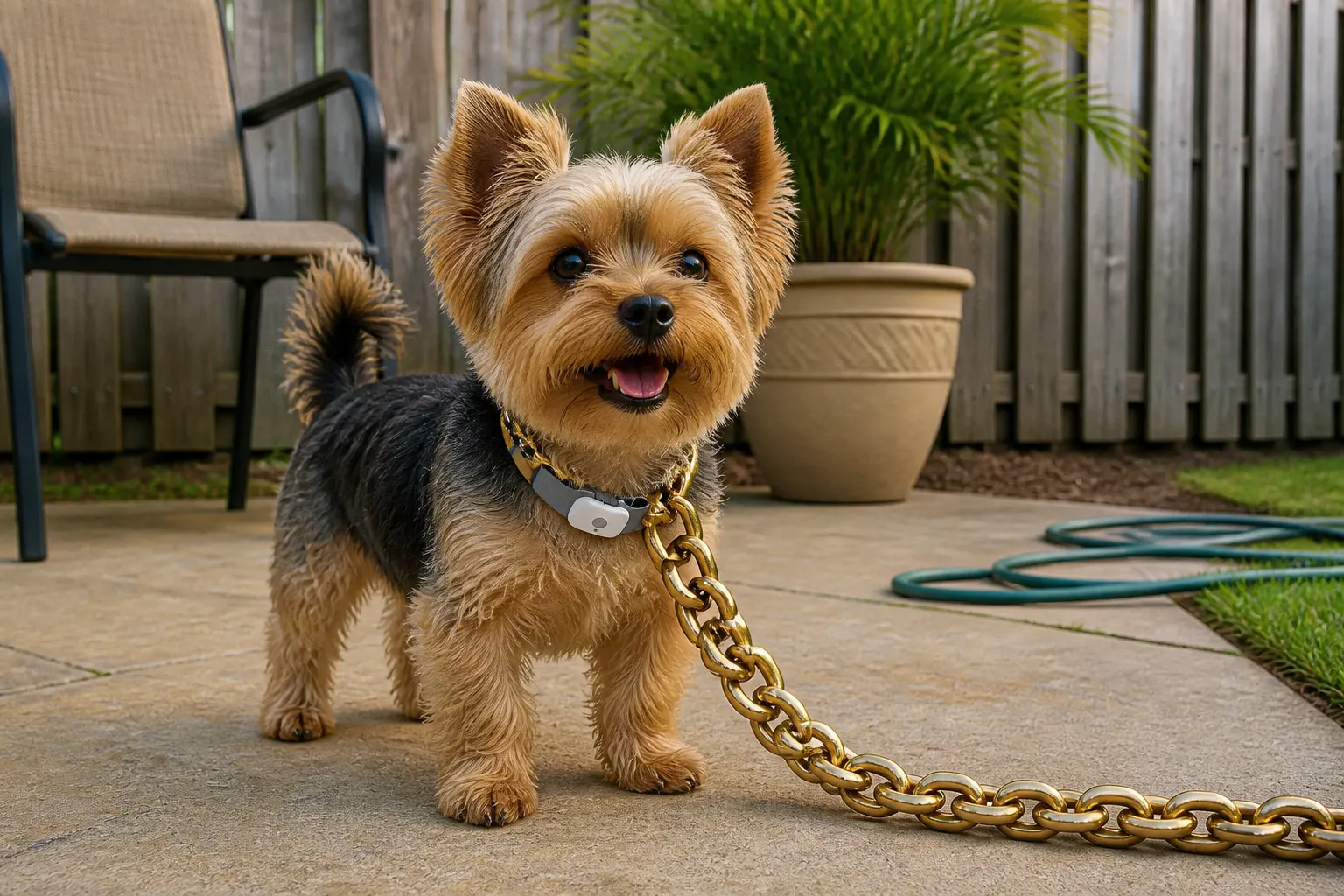 Black and gold colorways of the chain