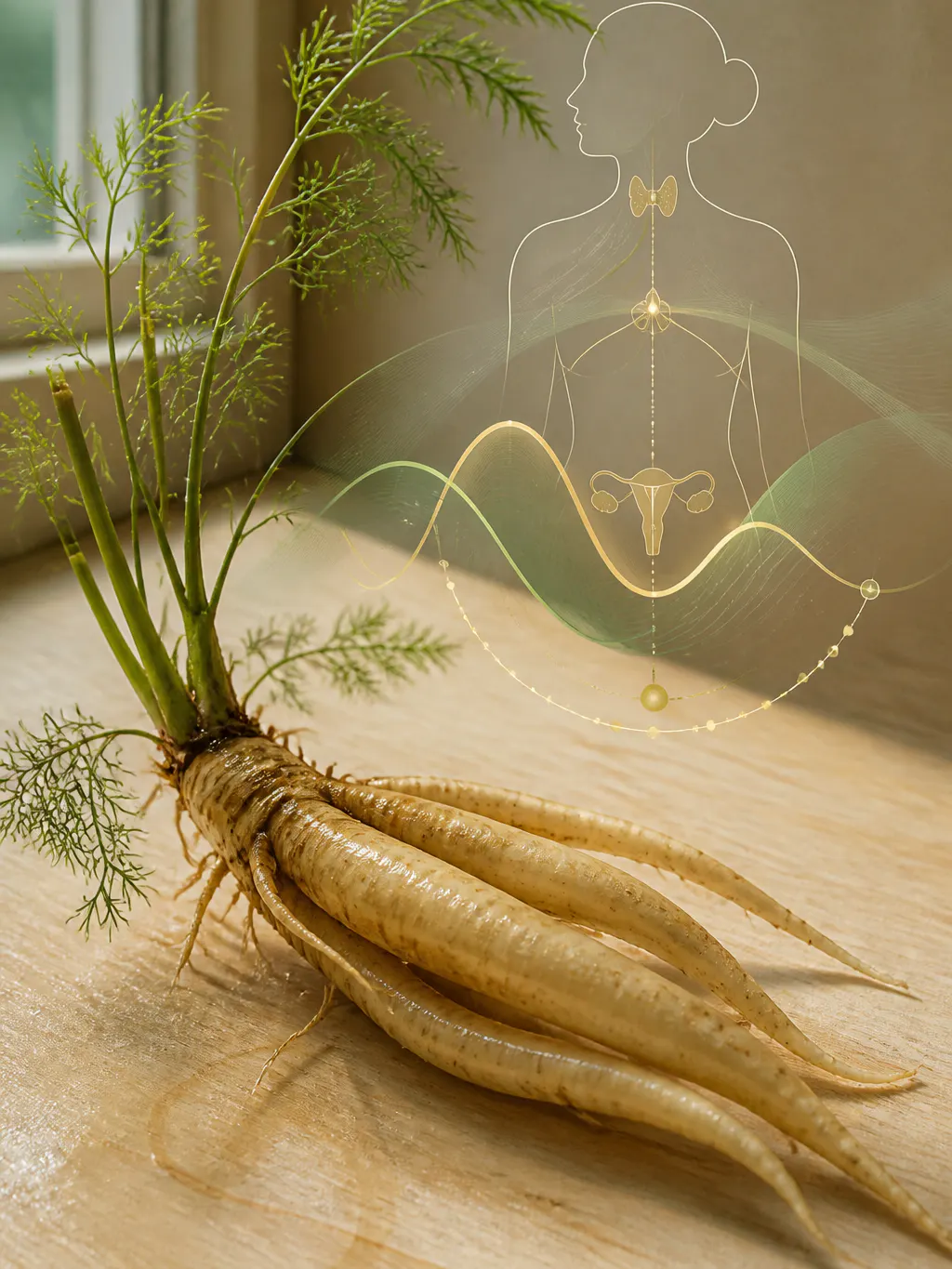 Ventra tablet with Shatavari root and water