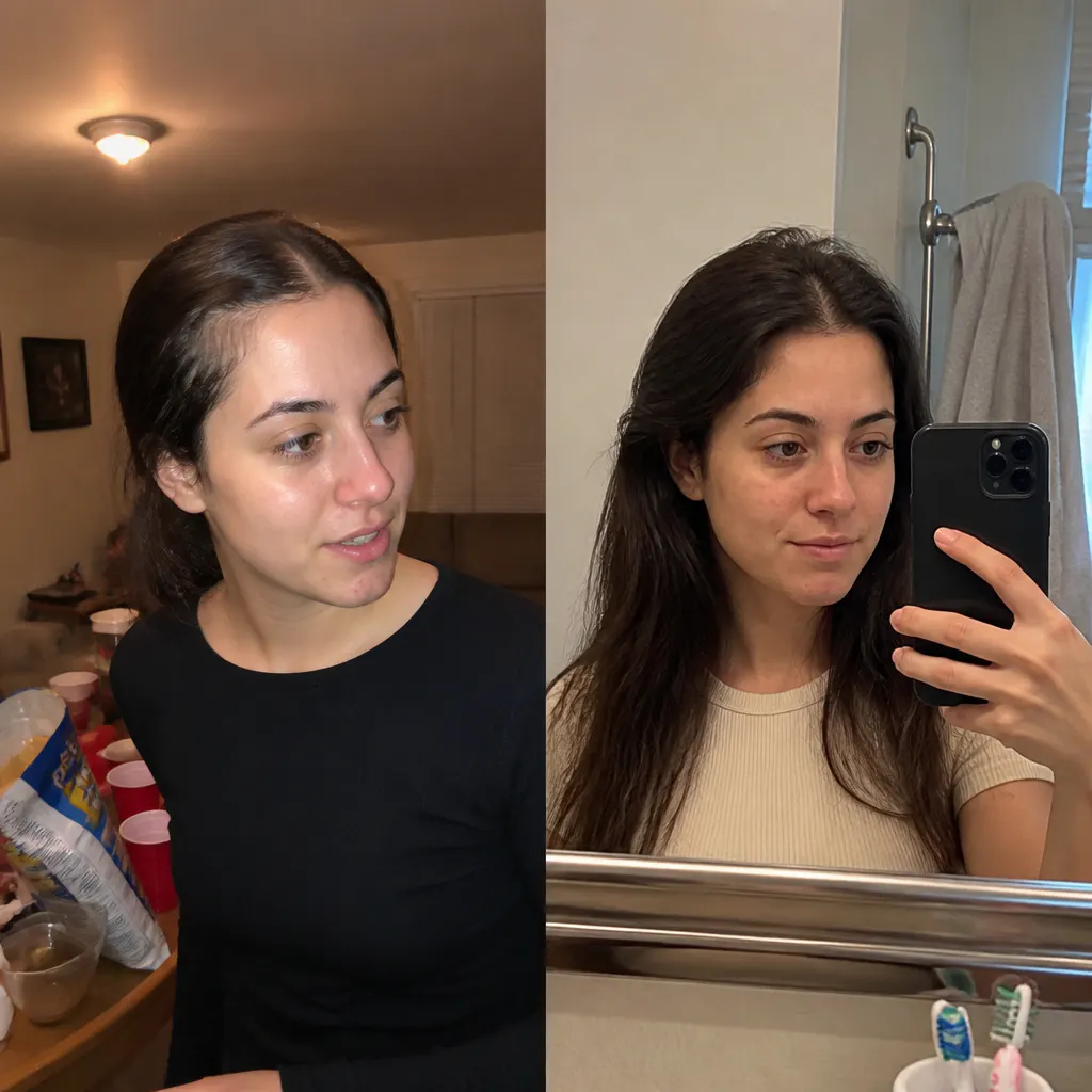 Before and after - Hannah R.