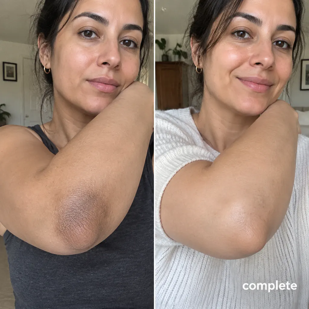 Before and after - Priya S., Inner thigh