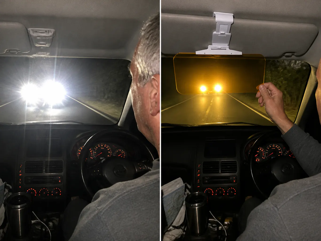 Night driving, with the edge off