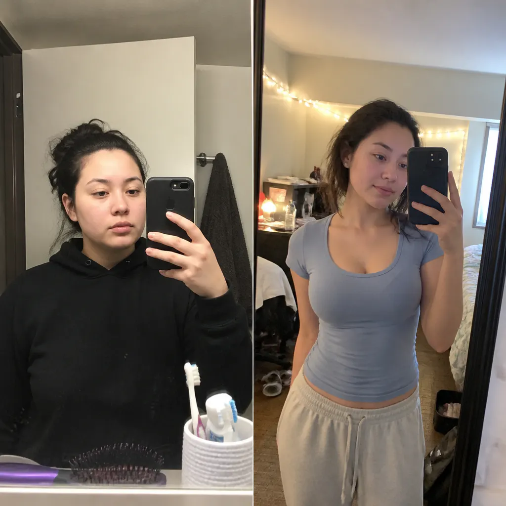 Before and after - Kayla B.
