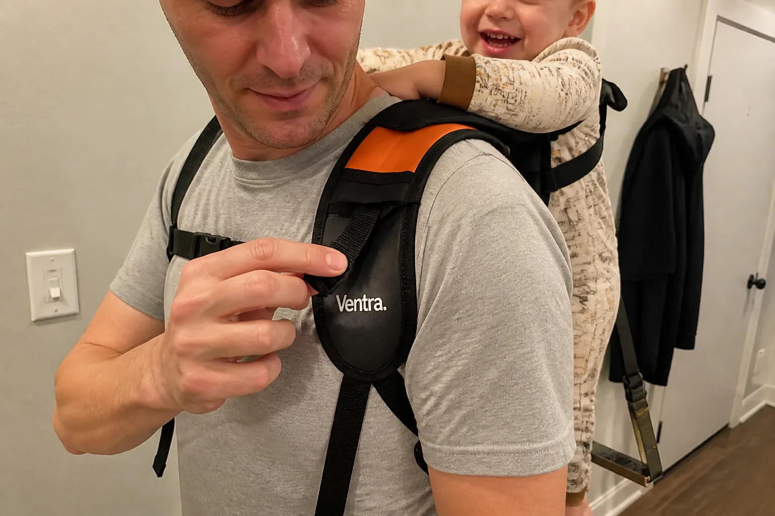 Tom B. using the Ventra carrier