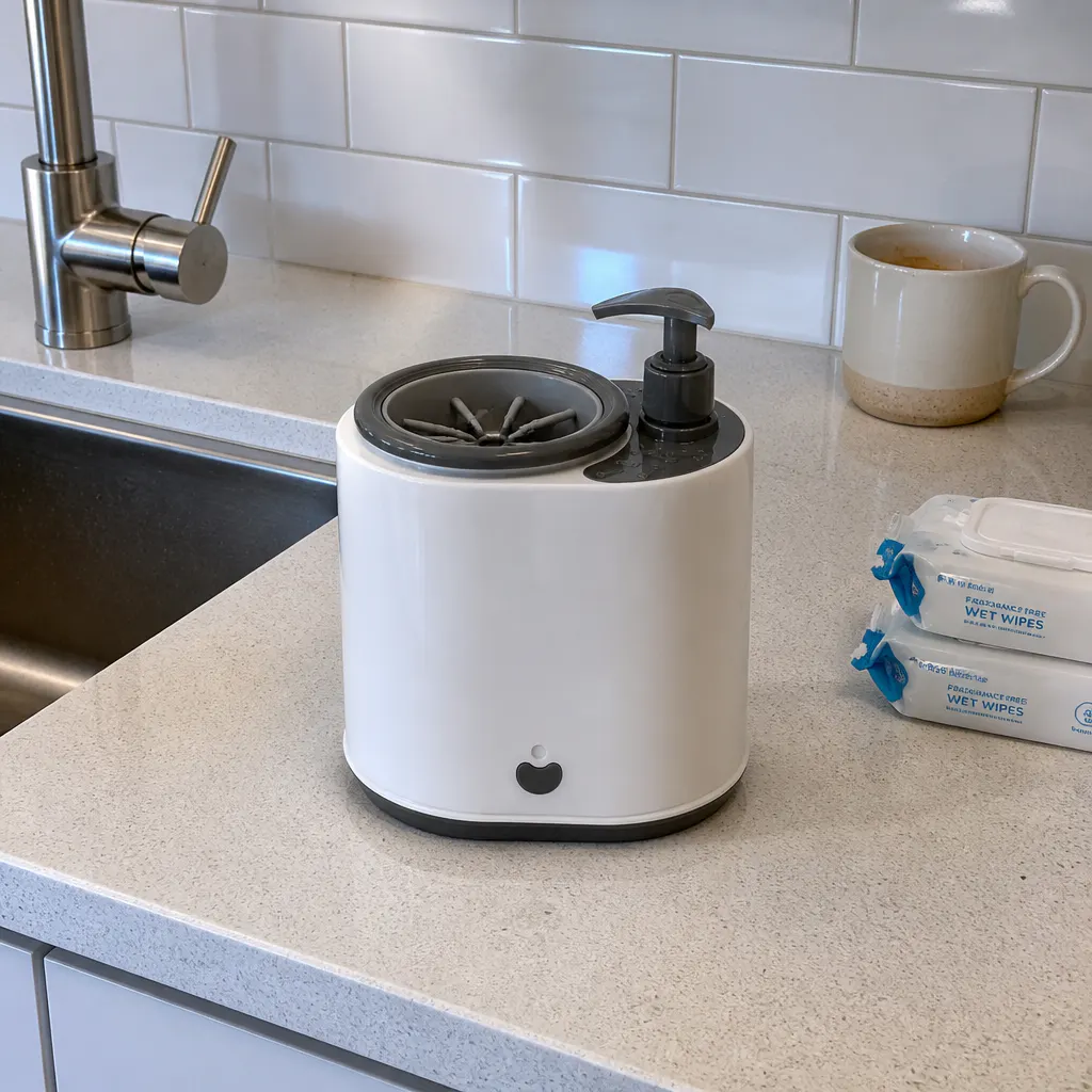 Reusable - no more wipe packs