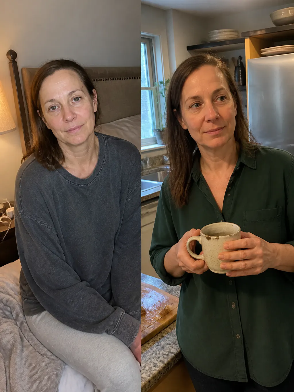 Nadia K. before and after