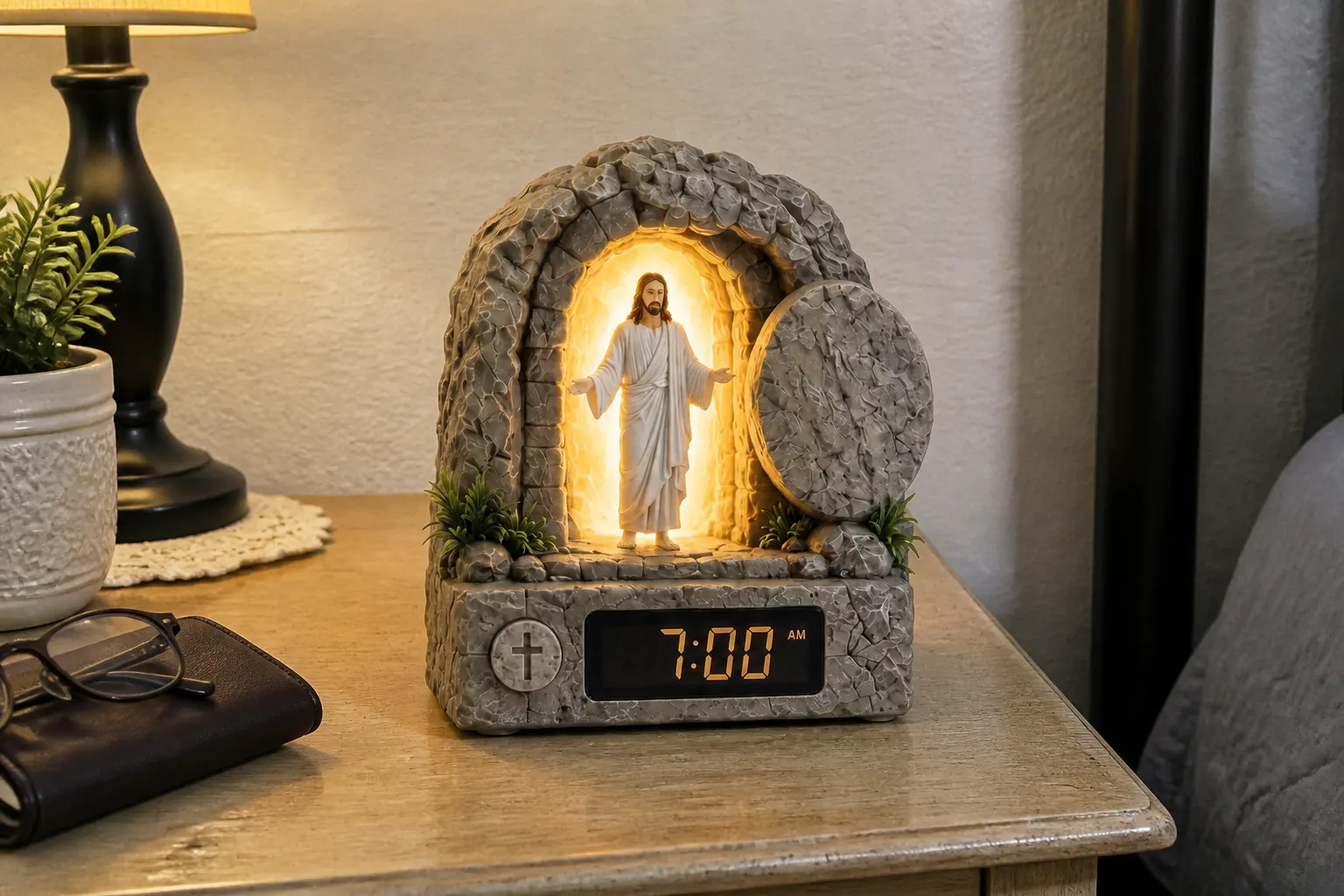 A Hand-Sculpted Resurrection Tomb