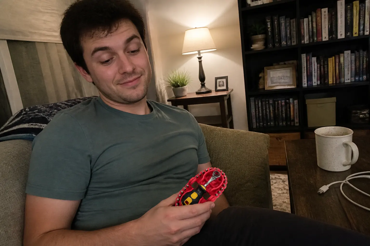 Marcus T. with the teeth screwdriver case