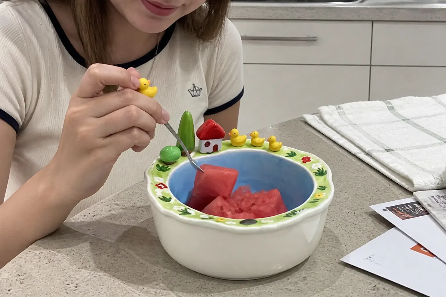 Amara K. - the bowl in their home
