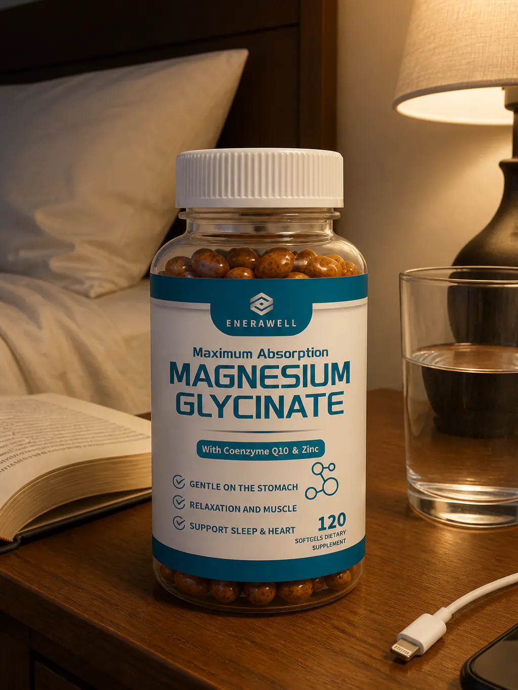 CalmCore Magnesium Glycinate softgels