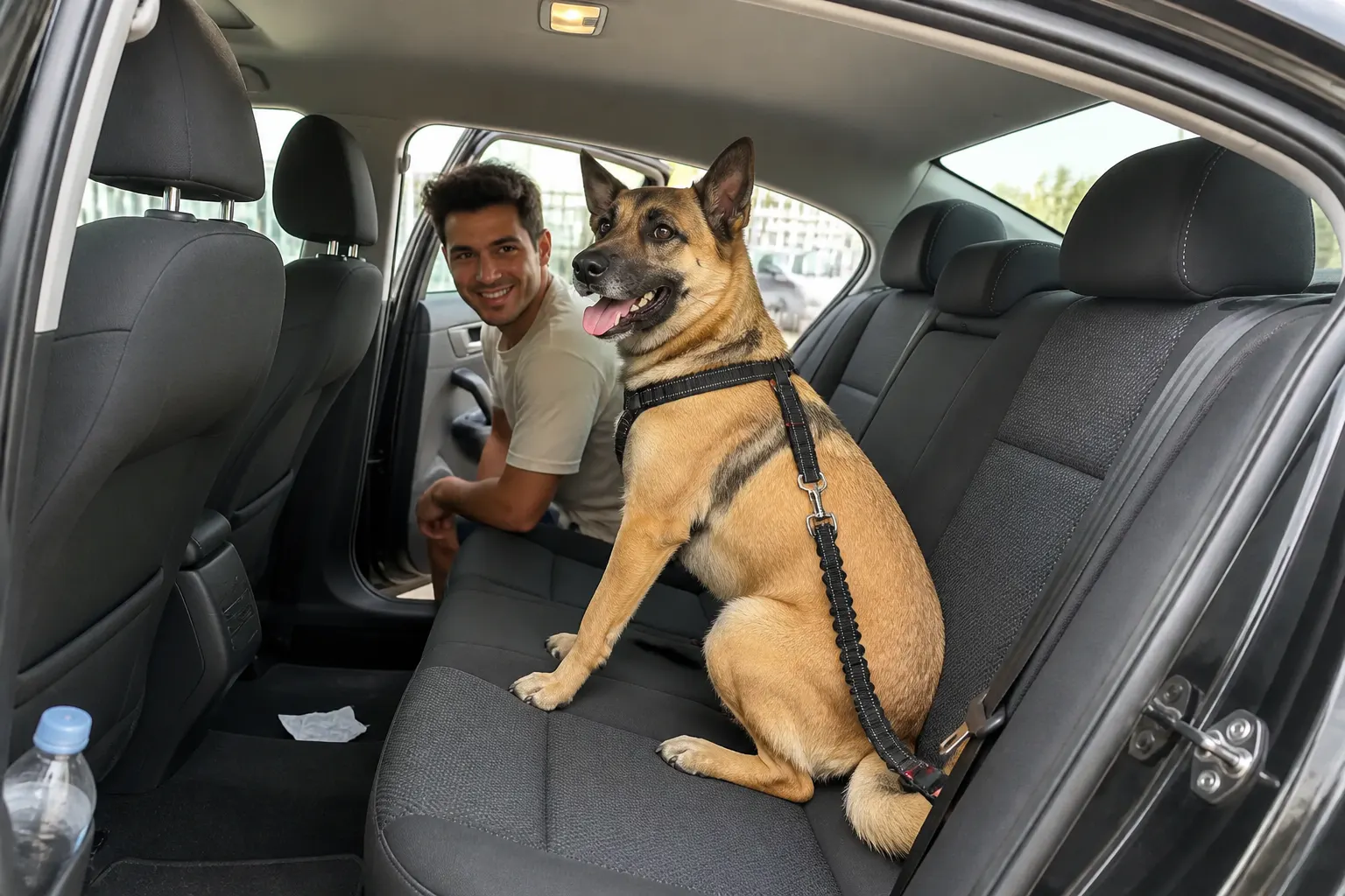 Carlos R.'s dog clipped in
