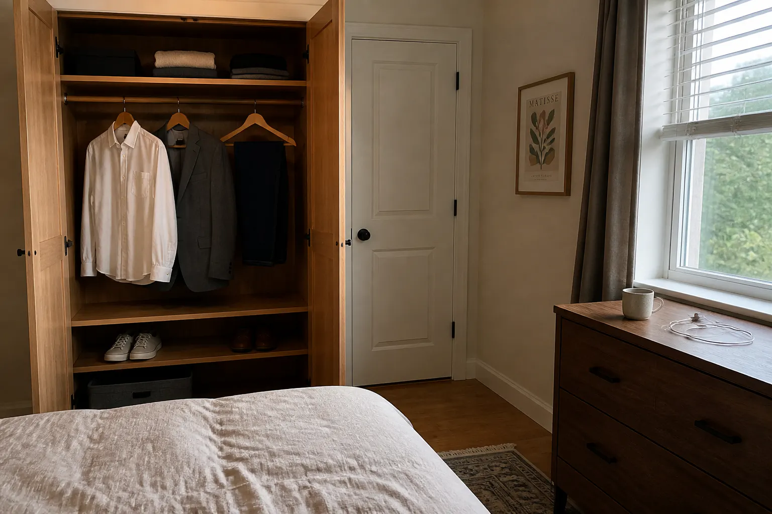 Person confidently wearing a smooth, wrinkle-free shirt
