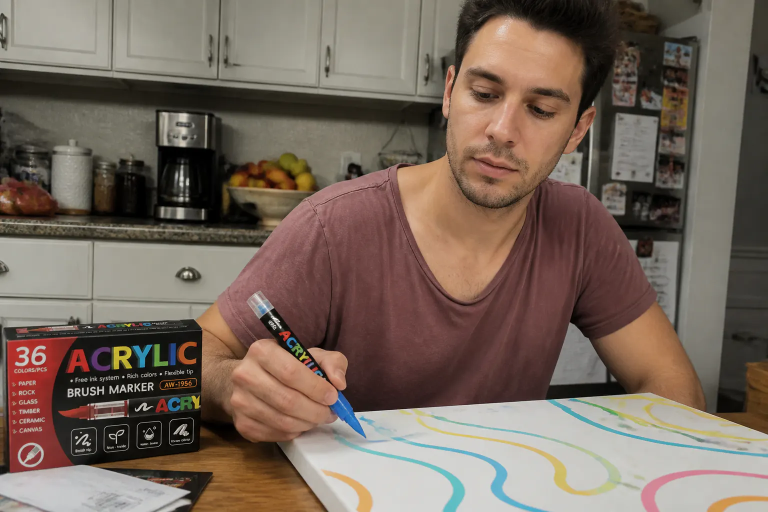 Customer craft made with the markers