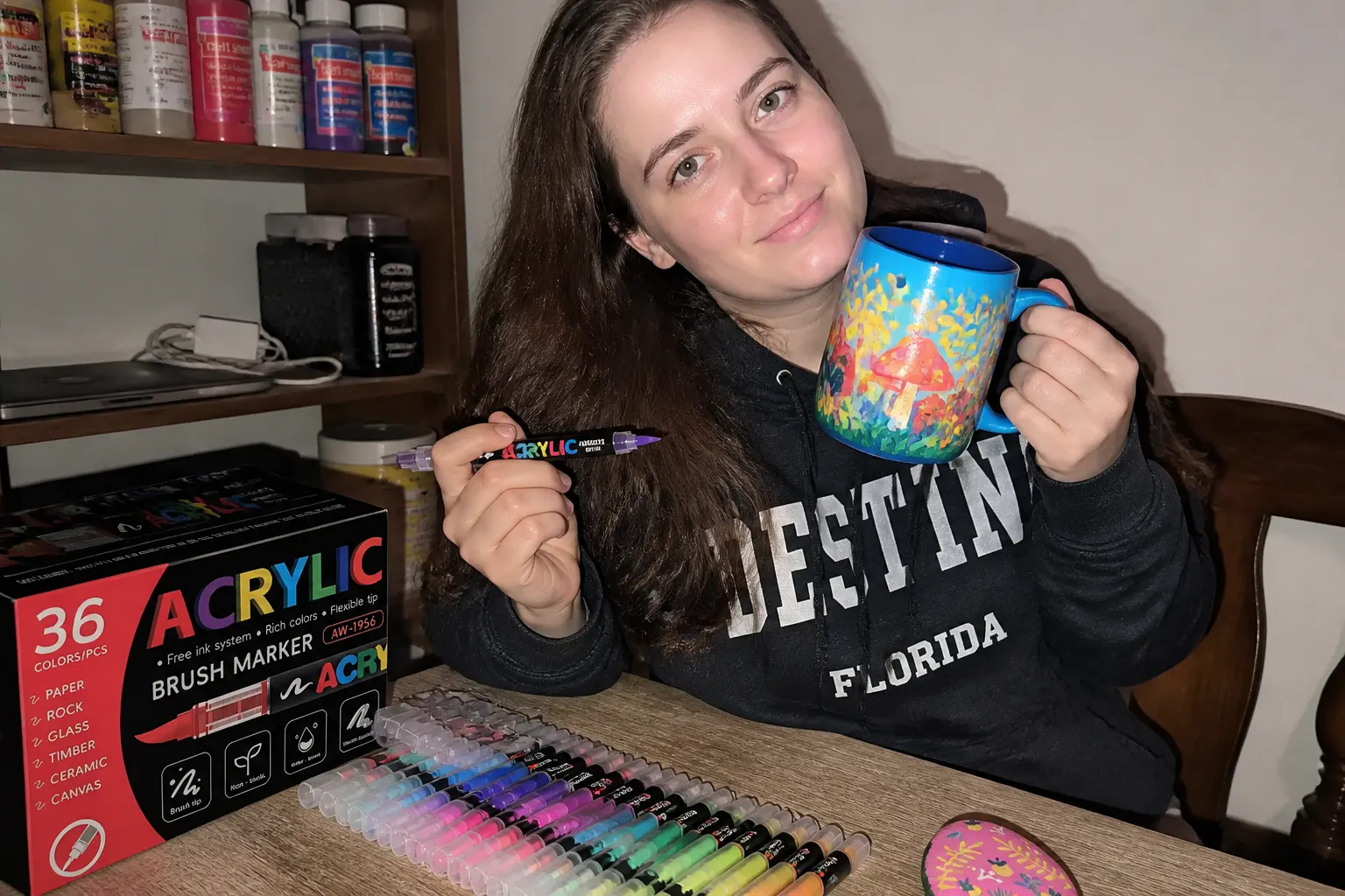 Customer craft made with the markers