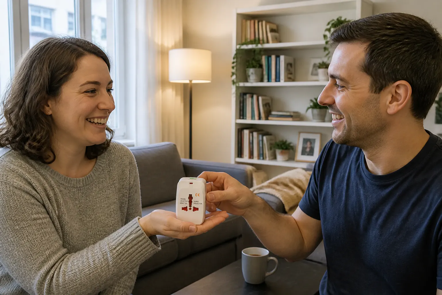 Ventra adapter presented as a travel gift