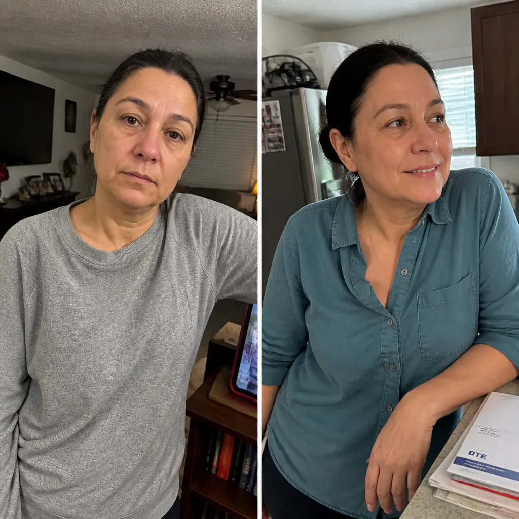 Before and after - Karen M.
