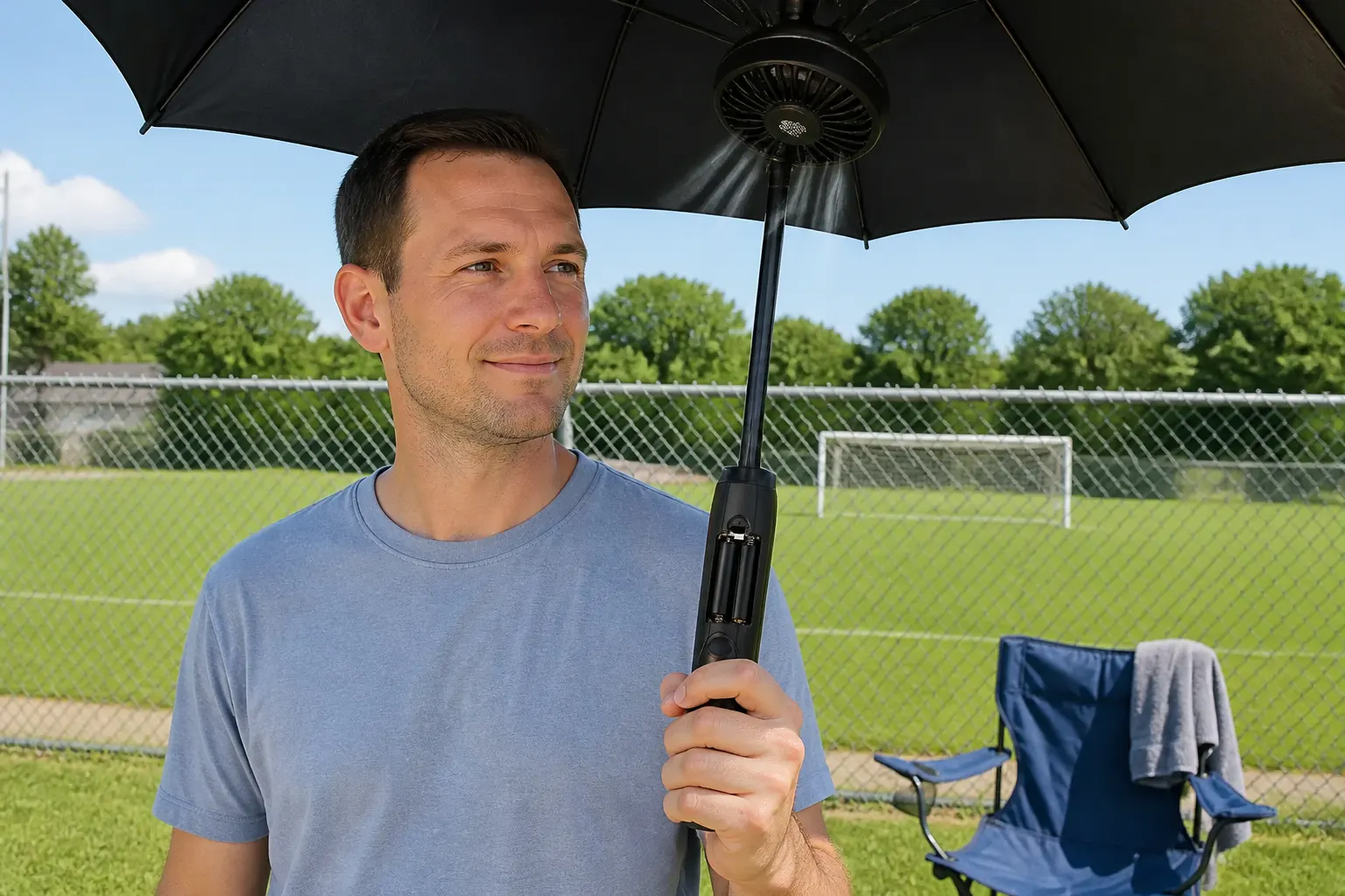 UPF 50+ vented canopy