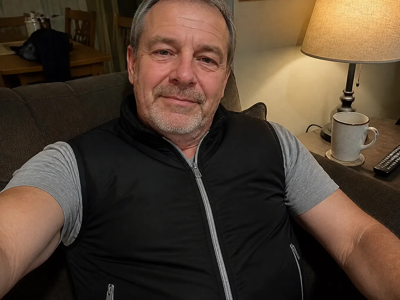 Marcus D. wearing the Ventra vest