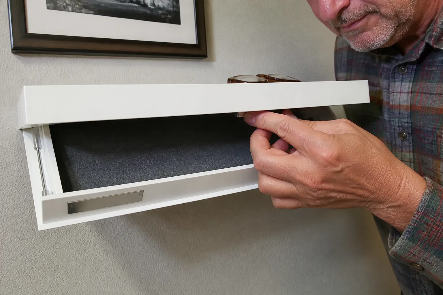 Tony R.'s Ventra shelf in their room