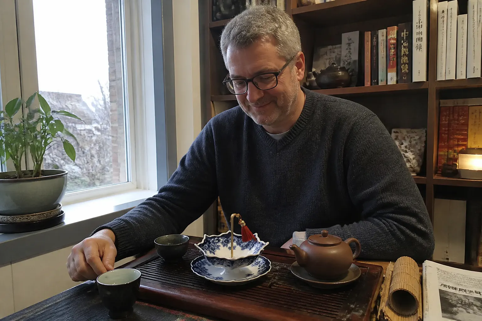 Marcus T.'s umbrella tea strainer