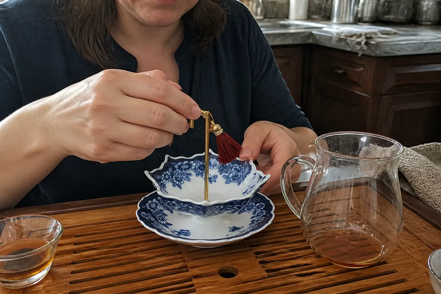 Hana L.'s umbrella tea strainer