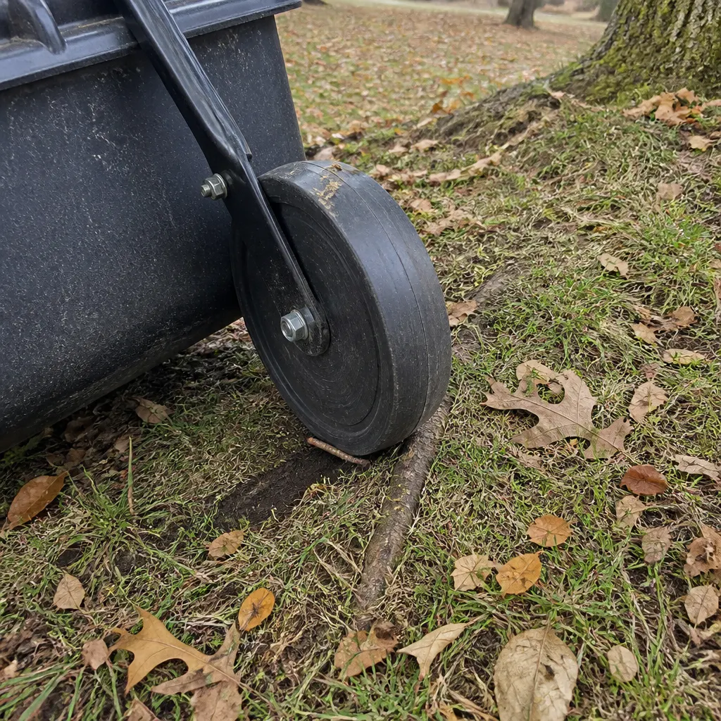 Hard plastic wheels