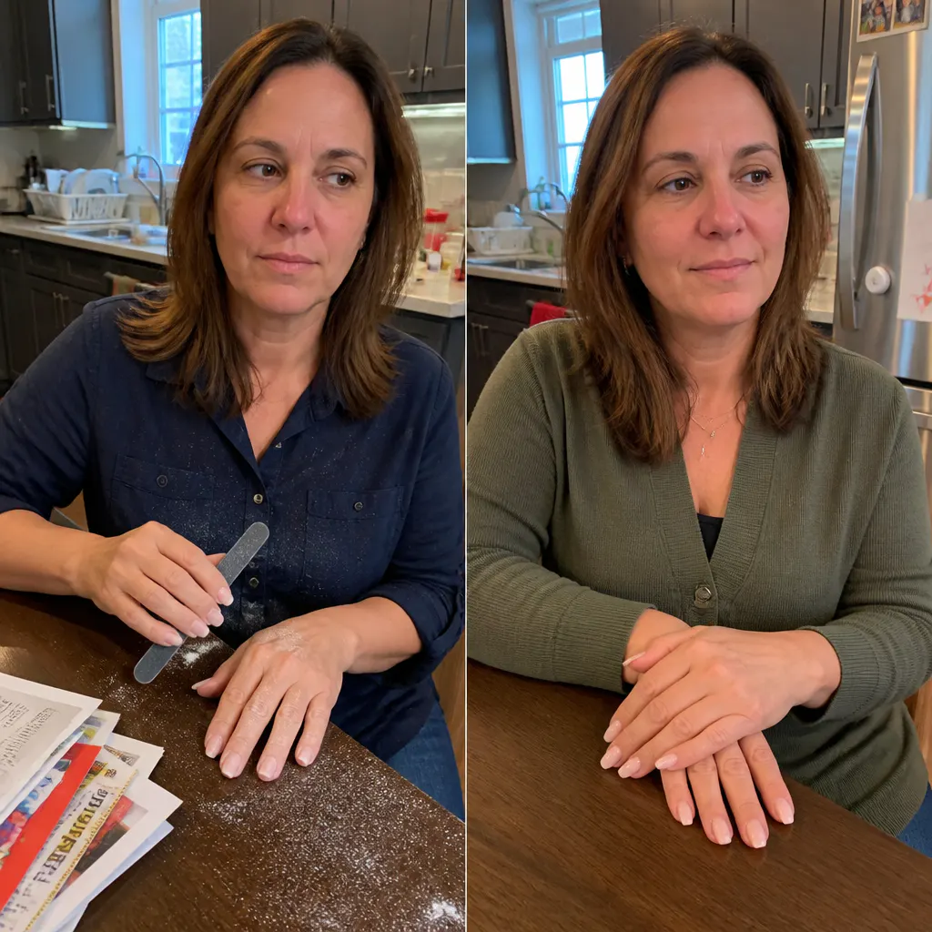 Before and after - Priya M., DIY Gel