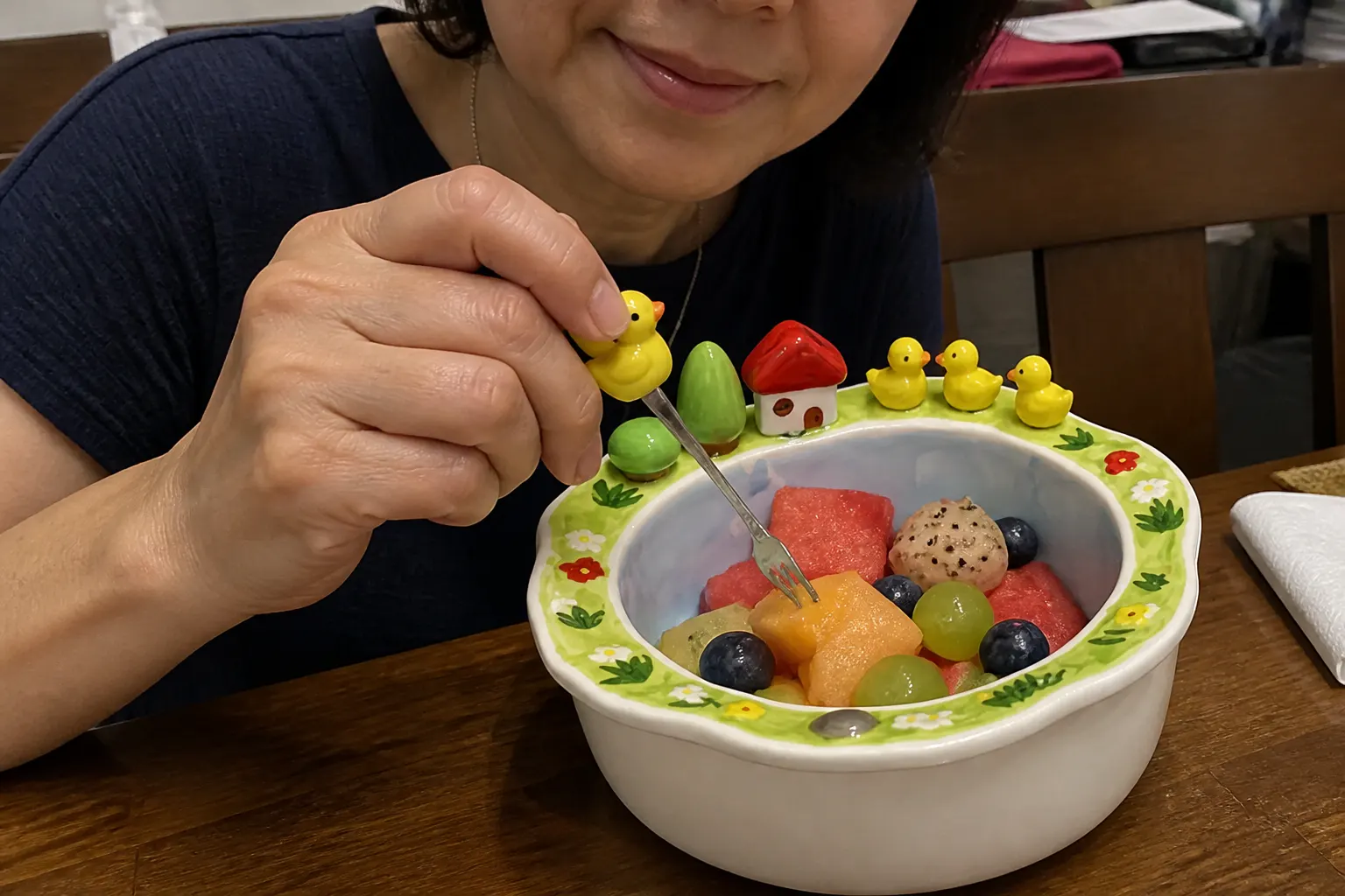 Nina S. - the bowl in their home